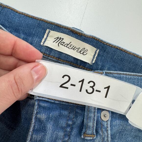 Madewell Jeans Womens 26 Blue 10" High Riser Skinny‎ Skinny Denim Cotton - Picture 4 of 8